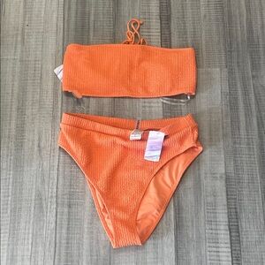 Forever 21 Orange Bikini Set